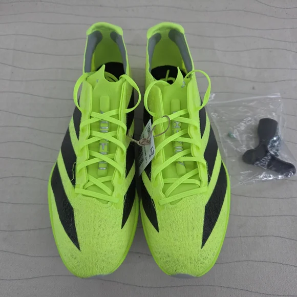 Adidas Mens Adizero Prime SP 3 Strung Lucid Lemon Track Cleats IH5800 Sz 7.5 NEW